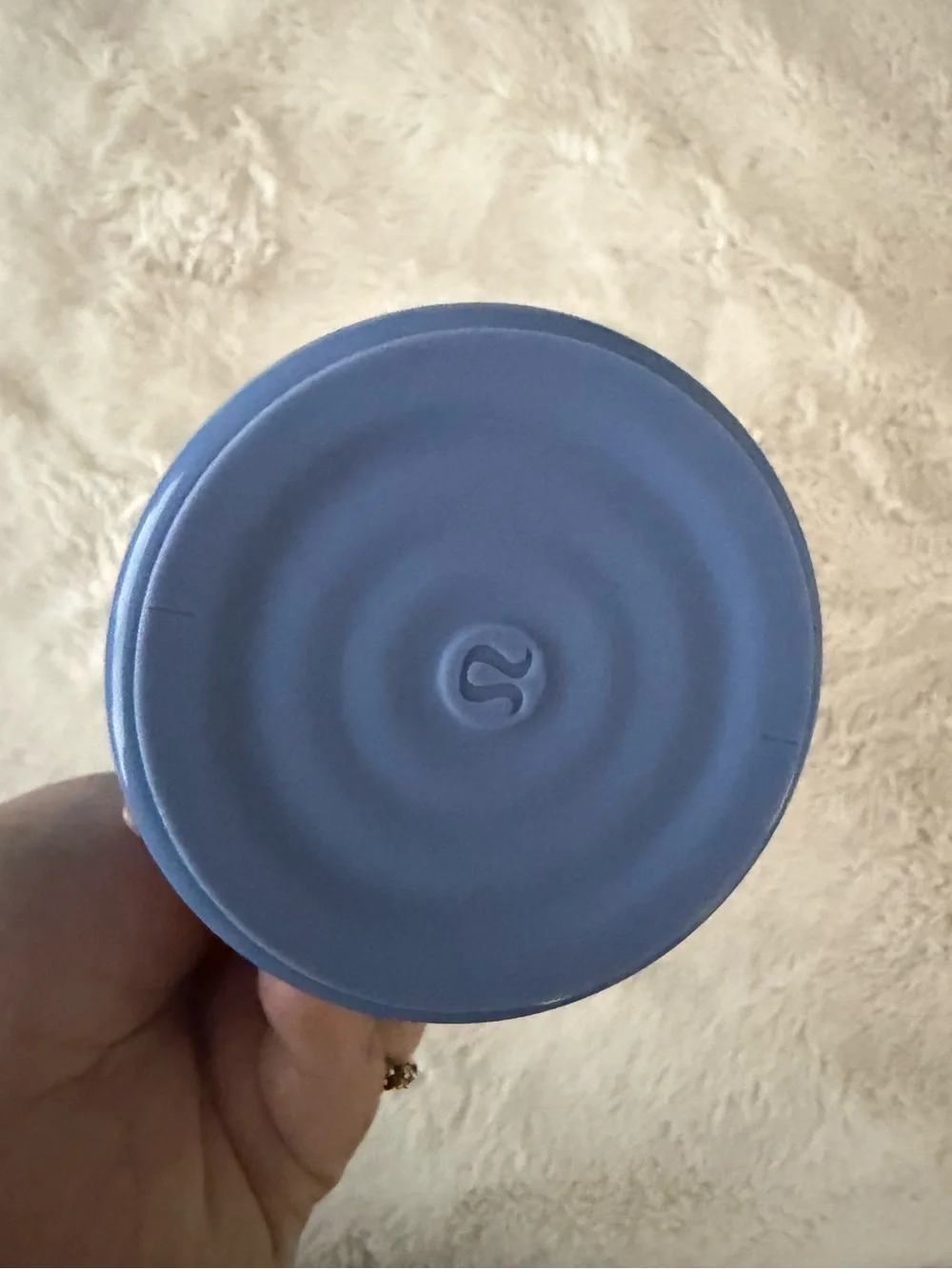 NWT lululemon Insulated Mug 20 oz Shine Hot Cold Flip Top leakproof Prep Blue